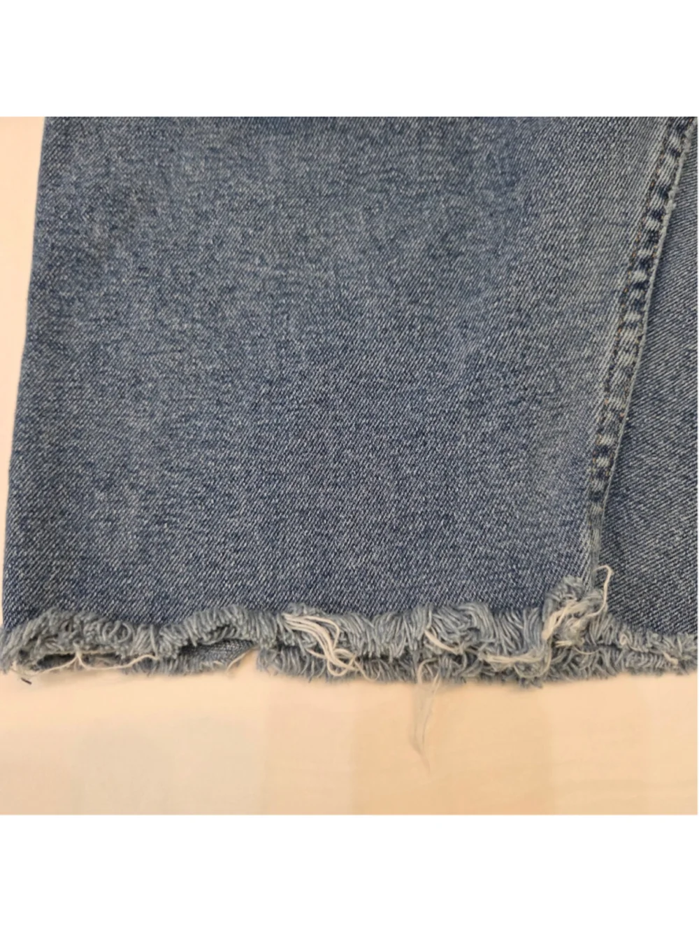 Wrangler Upcycled Denim Cut Off Shorts Men's 31 Blue